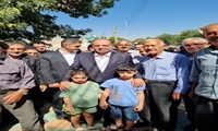 استقبال پرشور از غلامرضا نوری قزلجه وزیر جهاد کشاورزی توسط اهالی بستان‌آباد