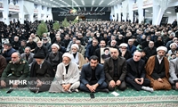حضور همکاران سازمان جهاد کشاورزی خراسان جنوبی در مراسم سوگواری شهادت آیت الله ابراهیم رئیسی و همراهان