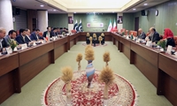 دیدار وزیر جهاد کشاورزی با جام کمال‌خان وزیر تجارت و بازرگانی پاکستان