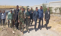  پایگاه اطفای حریق منابع طبیعی با پد بالگرد در قزوین افتتاح شد