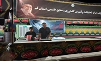 خدمت‌رسانی خانواده تات به زائران مراسم تشییع قائد شهید/ موکب مرکز تحقیقات کشاورزی قم برپا شد