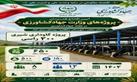 آیین افتتاح همزمان پروژه‌های بخش کشاورزی به مناسبت هفته جهاد کشاورزی در سراسر کشور