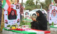 بر مزار شکوفه های شجره طیبه 