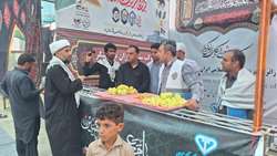خدمت رسانی کارکنان سازمان جهادکشاورزی به زوار پاکستانی در مرزها