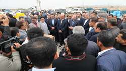 سفر هیت دولت به استان بوشهر بازدید وزیر جهاد کشاورزی از طرح های بخش کشاورزی 