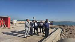 بازدید مدیرکل شیلات هرمزگان از اسکله صیادی گَشَه بندرلنگه