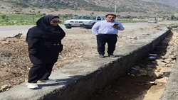 احداث ۸۶۲ متر کانال آبرسانی جدید در باشت
