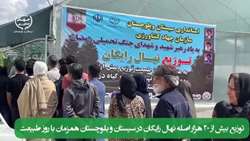 توزیع بیش از ۲۰ هزار نهال رایگان در سیستان و بلوچستان همزمان با روز طبیعت