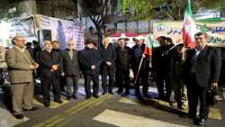 حضور رئیس سازمان جهادکشاورزی آذربایجان شرقی در موکب سنگرسازان بی‌سنگر در تبریز
