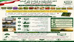 اخذ شناسنامه و شناسه دار کردن محصولات زراعی و باغی در راستای قانون برنامه توسعه پیشرفت