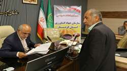 میز ارتباطات مردمی سازمان جهاد کشاورزی کردستان در هفته دولت برگزار شد