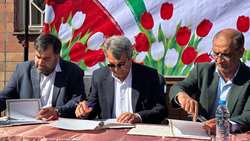 امضای تفاهم نامه مشارکت در کاشت درخت در مدارس سیستان و بلوچستان