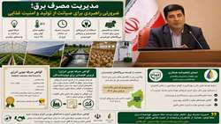 مدیریت مصرف برق؛ ضرورتی راهبردی برای صیانت از تولید و امنیت غذایی