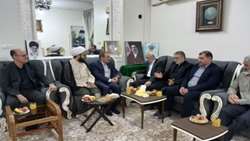  دیدار جهادگران قم با خانواده شهید سپهبد امیر عبدالرحیم موسوی