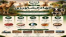 عملکرد معاونت بهبود تولیدات دامی سازمان جهاد کشاورزی استان بوشهر 