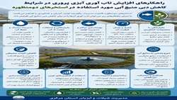 راهکارهای افزایش تاب آوری پروری در شرایط کاهش دبی آبی مورد استفاده در استخر های دو منظوره 