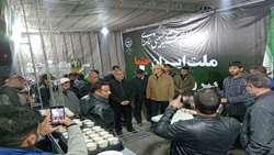 حضور مسئولان خراسان جنوبی در موکب سیدالشهدا(ع)