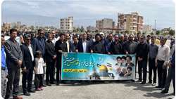  حضور گسترده و یکپارچه همکاران خانواده بزرگ سازمان جهاد کشاورزی جنوب کرمان در راهپیمایی باشکوه روز جهانی قدس