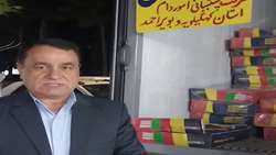 عرضه سیار مرغ منجمد در دو نقطه از یاسوج 