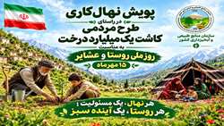  15 مهر ماه برگزاری پویش ملی نهالکاری همزمان با روز ملی روستا و عشایر