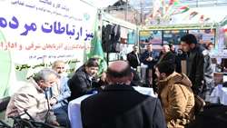 نمایش دستاورد‌های سازمان جهادکشاورزی استان آذربایجان شرقی در مسیر راهپیمایی ۲۲ بهمن تبریز