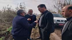 بازدید میدانی مسئولان‌ استانی از آب‌بندان لاریم در جویبار 