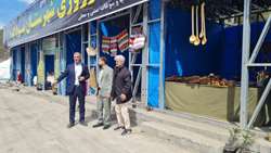  بازدید سرپرست مدیریت جهاد کشاورزی سوادکوه ازغرفه های نوروزی شهرستان سوادکوه