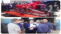 بازدید معاون تولیدات گیاهی از نمایندگی های فروش مکانیزاسیون کشاورزی استان قزوین