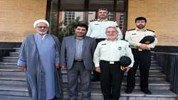 تجلیل سردار عبدی فرمانده انتظامی استان آذربایجان شرقی از مهندس فتحی