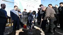 آیین کاشت نهال به یاد درگذشتگان عرصه روابط عمومی آذربایجان شرقی
