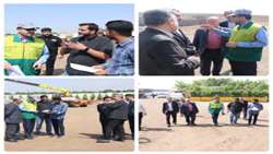 بازدید رییس سازمان جهاد کشاورزی قزوین از روند احداث یک شهرک گلخانه‌ای در آبیک