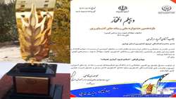 کسب تندیس، دیپلم افتخار وجایزه برتر تولید موشن‌گرافی کشور