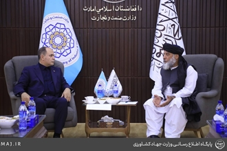 دیدار وزیر جهاد کشاورزی ایران با دیدار با وزیر تجارت افغانستان